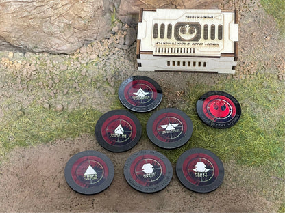Star Wars Legion Order Tokens - Acrylic