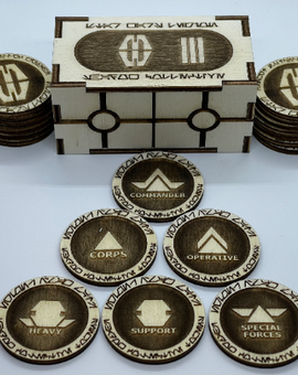 Star Wars Legion Order Tokens Shadow Collective - Wooden