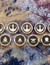 Star Wars Legion Order Tokens - Wooden
