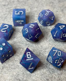 Platinum Nebula 8 Pcs Dice Set